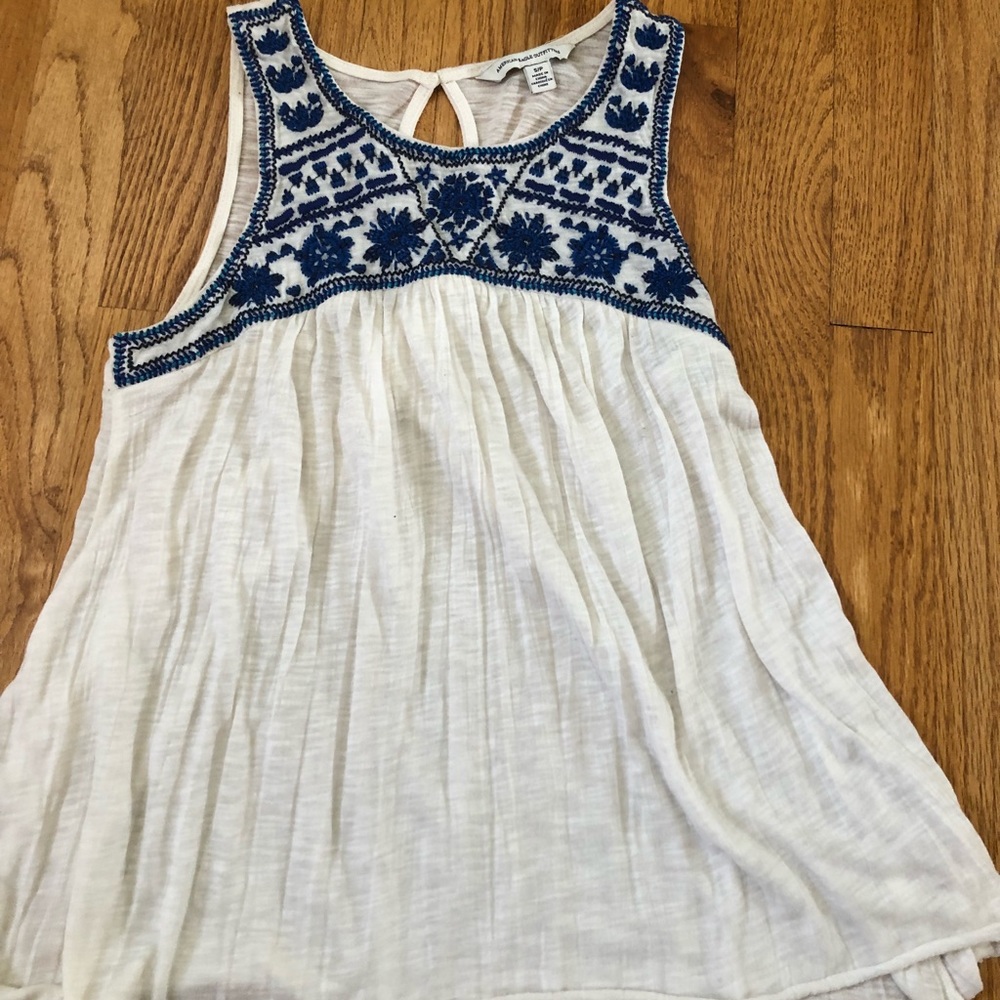 ae embroidered tank